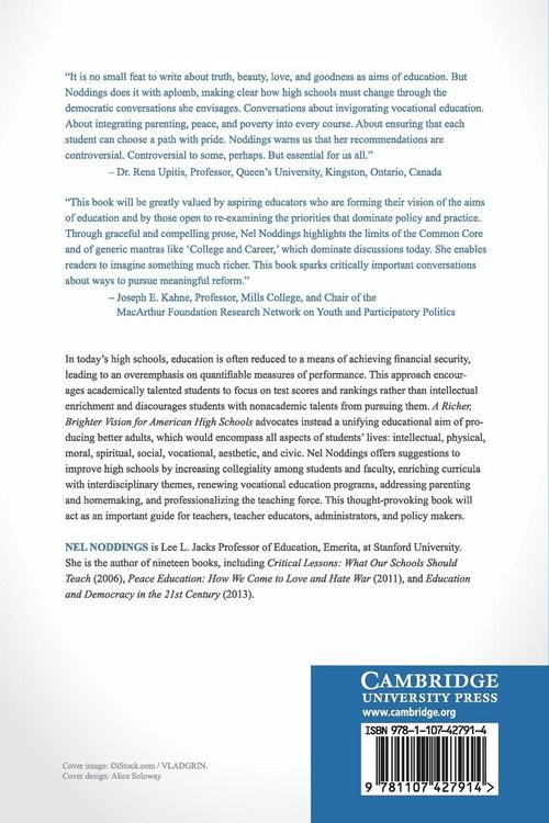 Produktbild: A Richer, Brighter Vision for American High Schools
