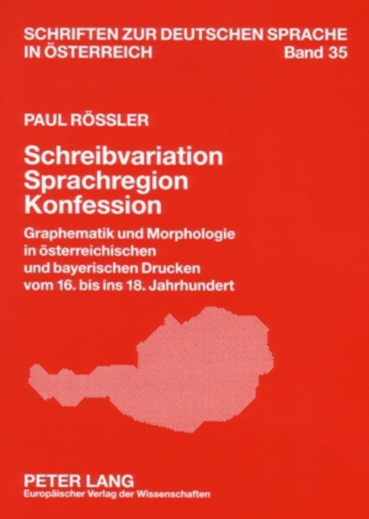 Produktbild: Schreibvariation &ndash; Sprachregion &ndash; Konfession