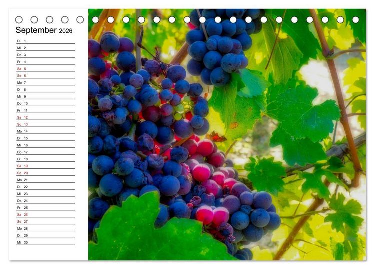 Produktbild: Piemont und Turin (Tischkalender 2026 DIN A5 quer), CALVENDO Monatskalender