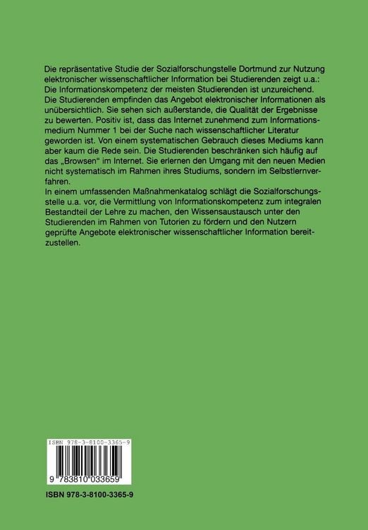Produktbild: Elektronische Information in der Hochschulausbildung