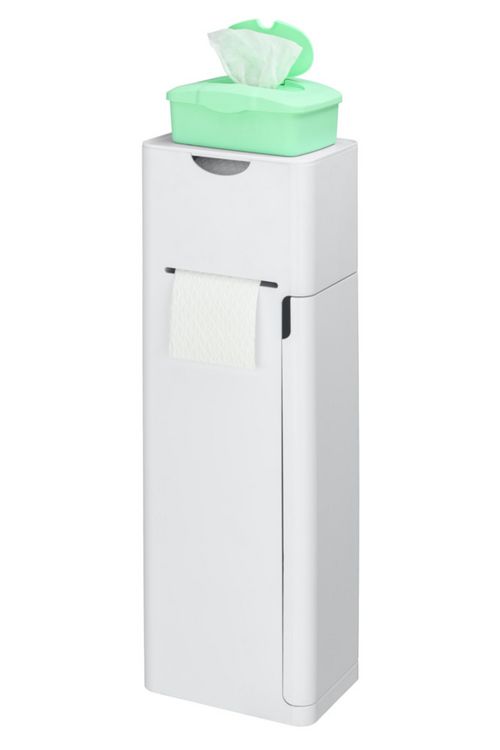 Produktbild: Stand WC-Garnitur Mod. Imon 6 in 1 Wei&szlig; matt, mit Ablage