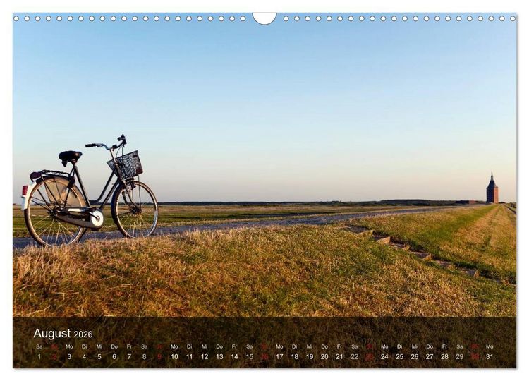 Produktbild: Wangerooge &ndash; Eine Perle in der Nordsee. (Wandkalender 2026 DIN A3 quer), CALVENDO Monatskalender