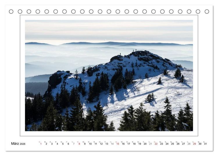 Produktbild: Rund um den Gro&szlig;en Arber (Tischkalender 2026 DIN A5 quer), CALVENDO Monatskalender