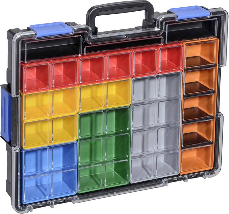 Produktbild: Allit EuroPlus Pro K44/18 Sortimentskoffer (B x H x T) 440 x 76 x 355 mm Anzahl F&auml;cher: 18 Inhalt 1 St.