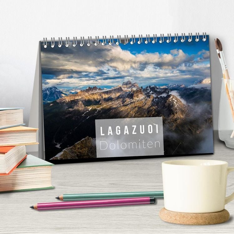 Produktbild: Lagazuoi Dolomiten (Tischkalender 2027 DIN A5 quer), CALVENDO Monatskalender