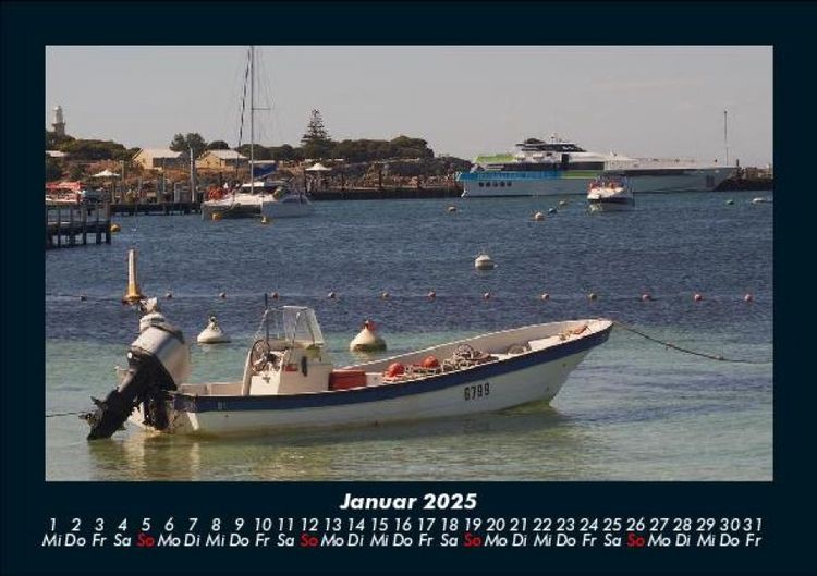 Produktbild: Boote 2025 Fotokalender DIN A5
