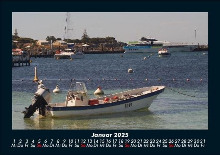 Produktbild: Boote 2025 Fotokalender DIN A5