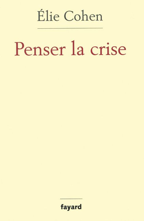 Produktbild: Penser la crise