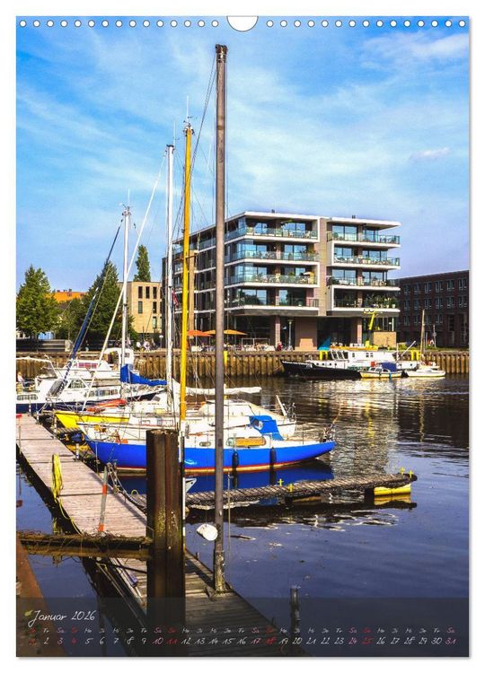 Produktbild: Oldenburg am Wasser (Wandkalender 2026 DIN A3 hoch), CALVENDO Monatskalender