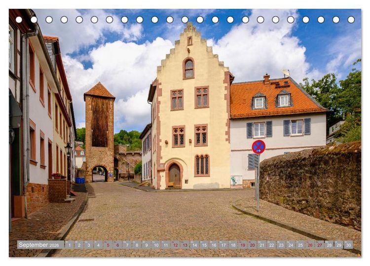Produktbild: Ein Blick auf Gelnhausen (Tischkalender 2026 DIN A5 quer), CALVENDO Monatskalender