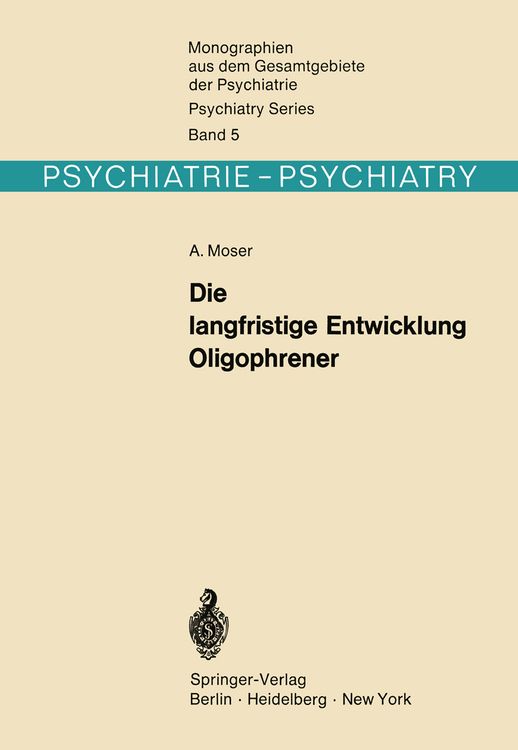 Produktbild: Die langfristige Entwicklung Oligophrener