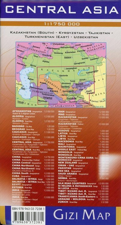 Produktbild: Central Asia Geographical