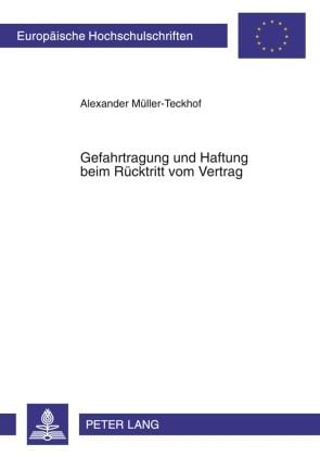 Produktbild: Gefahrtragung und Haftung beim Ruecktritt vom Vertrag