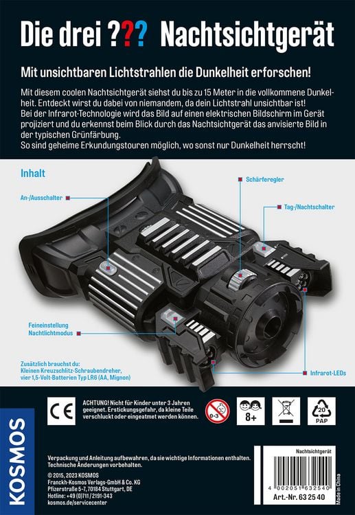 Produktbild: KOSMOS - Die Drei ??? - Nachtsichtgerät