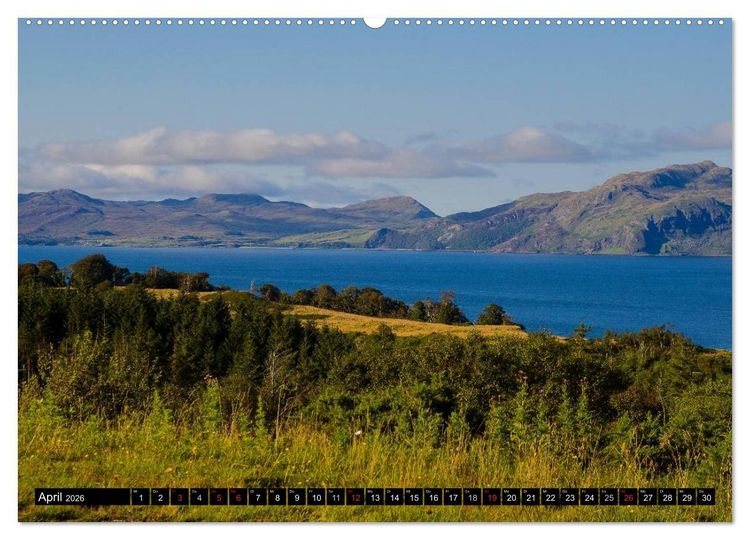 Produktbild: Mull, Skye, Staffa, Iona. Die Inseln der Inneren Hebriden (hochwertiger Premium Wandkalender 2026 DIN A2 quer), Kunstdruck in Hochglanz