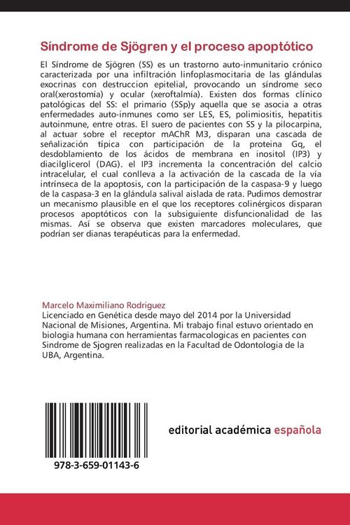 Produktbild: S&iacute;ndrome de Sj&ouml;gren y el proceso apopt&oacute;tico