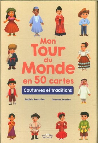 Produktbild: Mon tour du monde en 50 cartes : coutumes et traditions