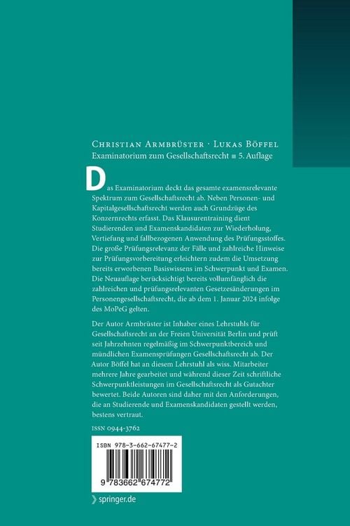 Produktbild: Examinatorium zum Gesellschaftsrecht