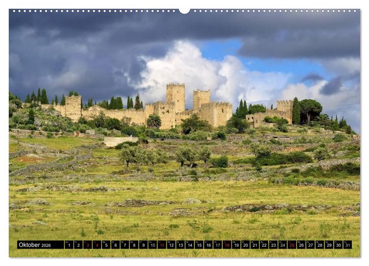 Produktbild: Extremadura - Unbekanntes Spanien (hochwertiger Premium Wandkalender 2026 DIN A2 quer), Kunstdruck in Hochglanz