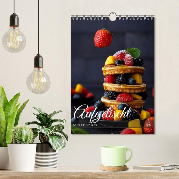 Produktbild: Aufgetischt (Wandkalender 2026 DIN A4 hoch), CALVENDO Monatskalender