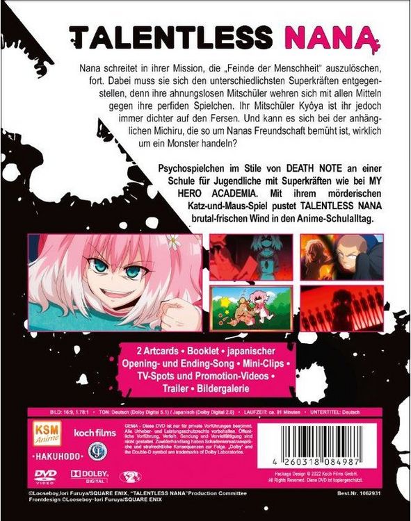 Produktbild: Talentless Nana Vol. 2 [Ep. 5-8]