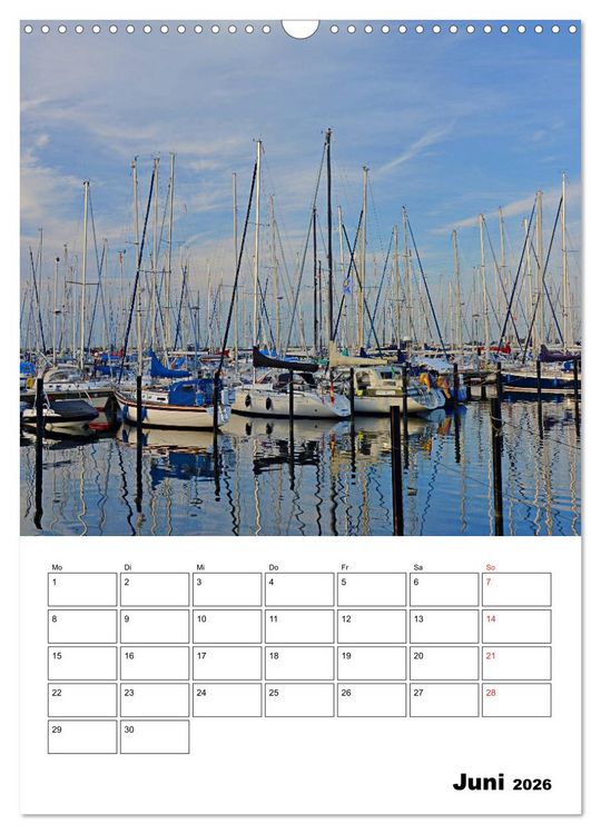 Produktbild: Marina Heiligenhafen (Wandkalender 2026 DIN A3 hoch), CALVENDO Monatskalender