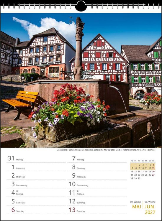 Produktbild: Zwei-Wochenplaner Schwarzwald 2027