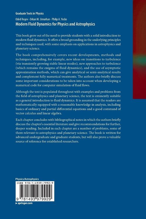 Produktbild: Modern Fluid Dynamics for Physics and Astrophysics