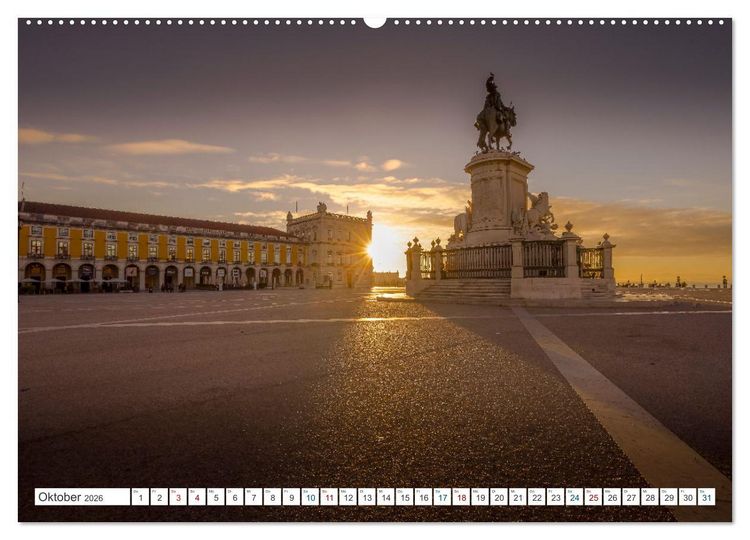 Produktbild: Eine Stadt voller Charme - Lissabon (Wandkalender 2026 DIN A2 quer), CALVENDO Monatskalender