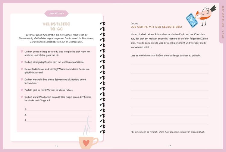 Produktbild: Selbstliebe in 50 Checklisten