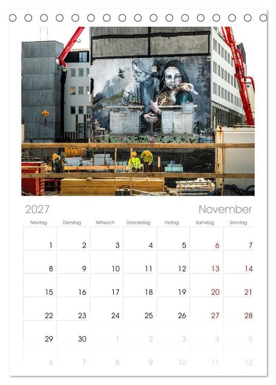 Produktbild: Tischplaner 2027 - W&auml;nde sprechen B&auml;nde (A5 Tischkalender zum Aufstellen) CALVENDO