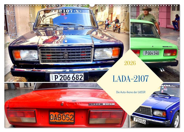 Produktbild: LADA-2107 - Die Auto-Ikone der UdSSR (Wandkalender 2026 DIN A2 quer), CALVENDO Monatskalender