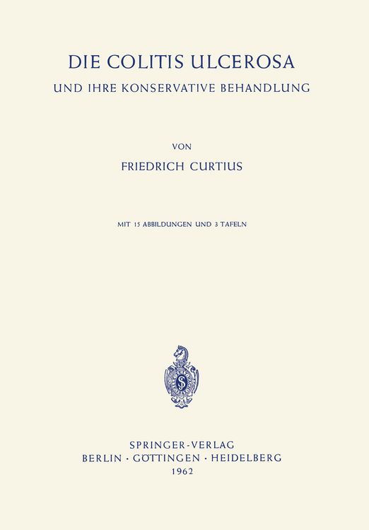 Produktbild: Die Colitis Ulcerosa und ihre Konservative Behandlung