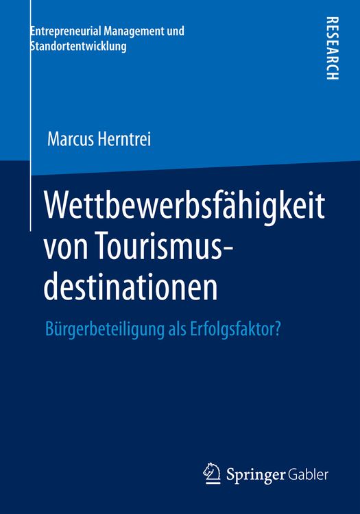 Produktbild: Wettbewerbsf&auml;higkeit von Tourismusdestinationen