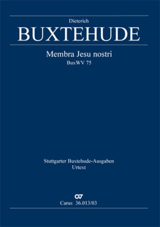 Produktbild: Membra Jesu nostri (Klavierauszug)
