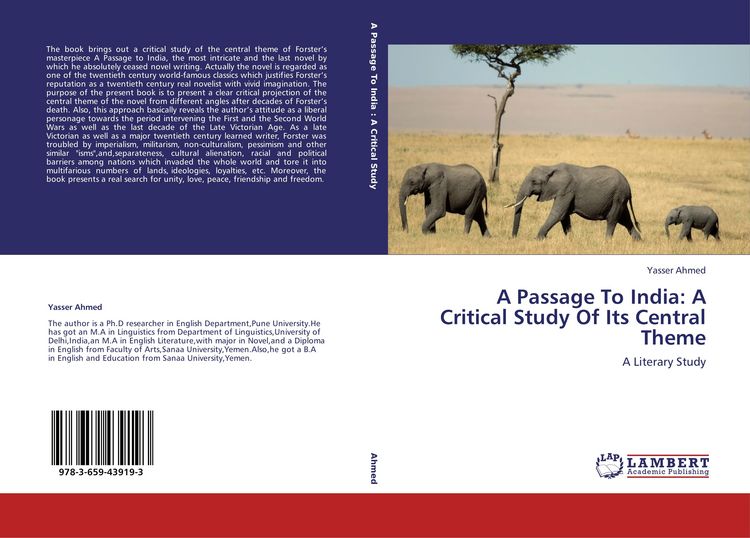 Produktbild: A Passage To India: A Critical Study Of Its Central Theme