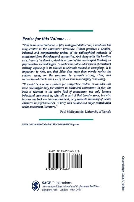 Produktbild: Psychometric Foundations and Behavioral Assessment