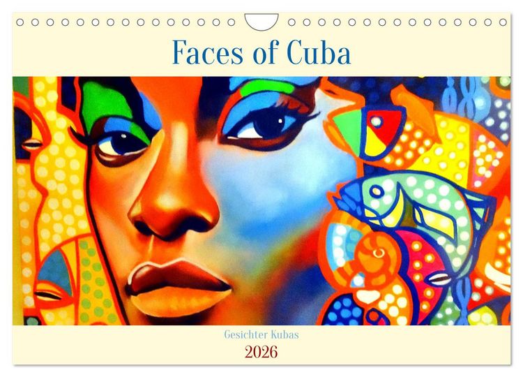 Produktbild: Faces of Cuba - Gesichter Kubas (Wandkalender 2026 DIN A4 quer), CALVENDO Monatskalender