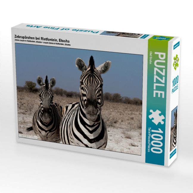 Produktbild: Zebrap&auml;rchen bei Rietfontein, Etosha (Puzzle)