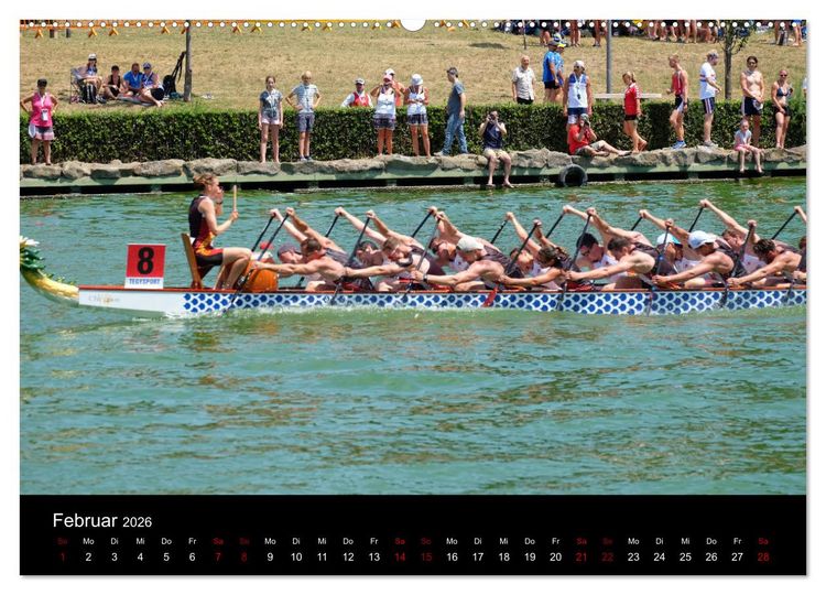 Produktbild: Drachenboot - MissionRome (Wandkalender 2026 DIN A2 quer), CALVENDO Monatskalender