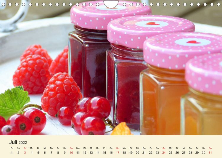 Produktbild: Marmelade schmeckt nicht nur auf dem Fr&uuml;hst&uuml;ckstisch! (Wandkalender 2022 DIN A4 quer)