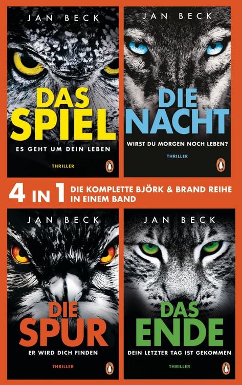 Produktbild: Die Bj&ouml;rk und Brand Reihe Band 1-4: Das Spiel, Die Nacht, Die Spur, Das Ende (4in1-Bundle)