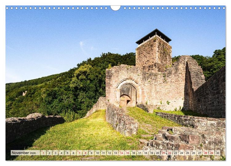 Produktbild: Am Neckar zwischen T&uuml;bingen und Heidelberg (Wandkalender 2026 DIN A3 quer), CALVENDO Monatskalender