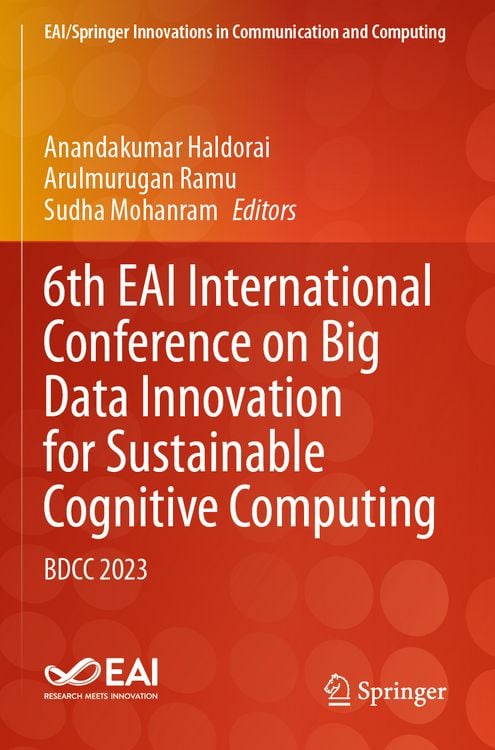 Produktbild: 6th EAI International Conference on Big Data Innovation for Sustainable Cognitive Computing