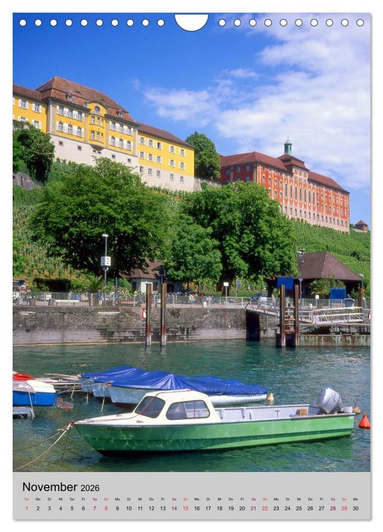 Produktbild: Der Bodensee mit seinen Sehensw&uuml;rdigkeiten (Wandkalender 2026 DIN A4 hoch), CALVENDO Monatskalender