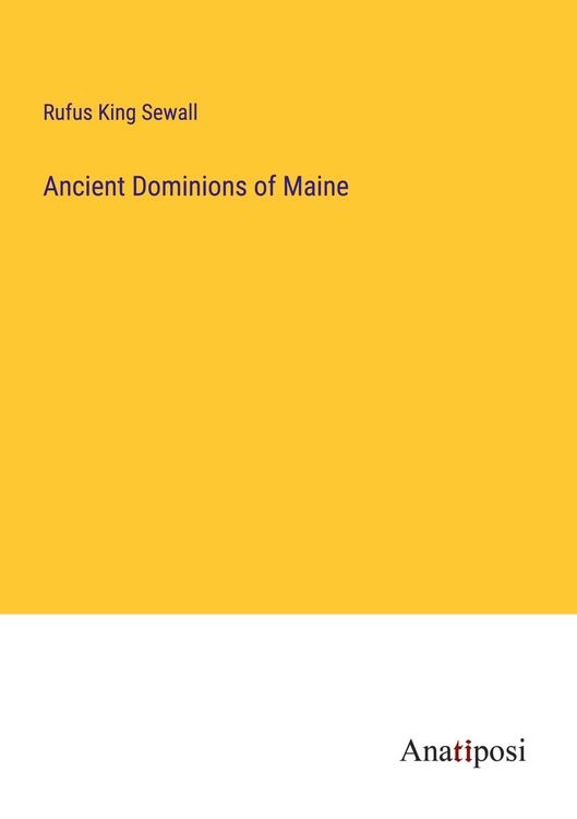 Produktbild: Ancient Dominions of Maine