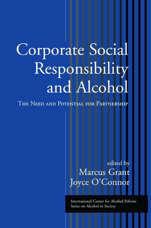 Produktbild: Corporate Social Responsibility and Alcohol