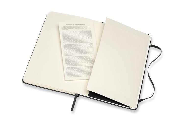 Produktbild: Moleskine Notizbuch Medium, Liniert, Schwarz