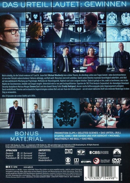 Produktbild: Bull - Staffel 1 [6 DVDs]