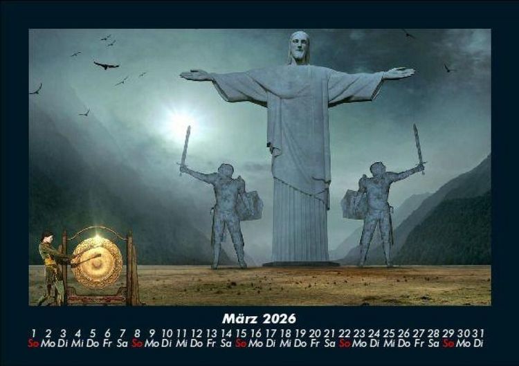 Produktbild: Mit Fantasy durch's Jahr 2026 Fotokalender DIN A5
